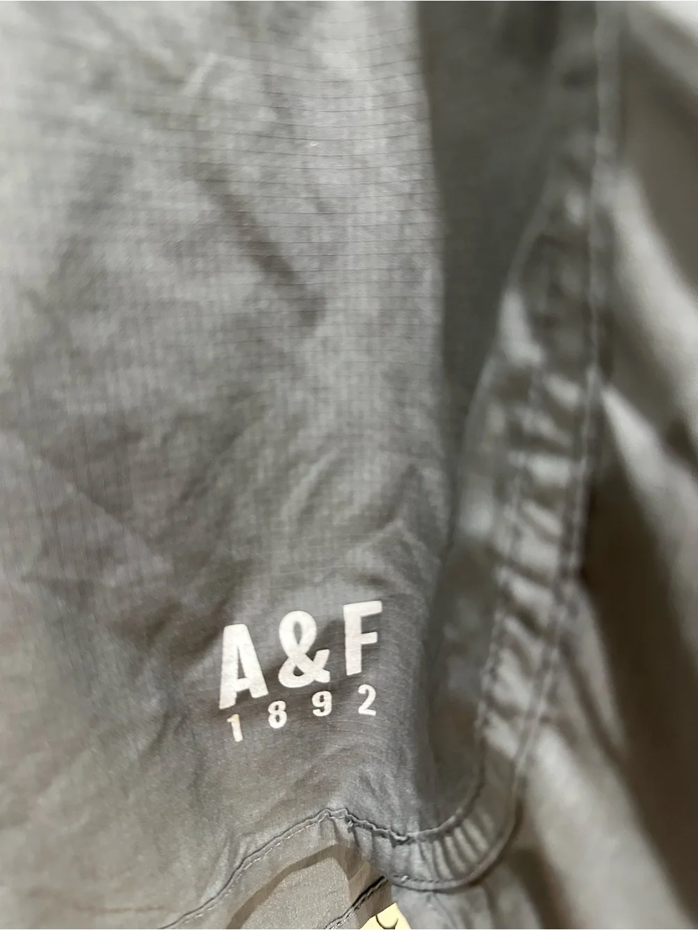 Abercrombie & Fitch Men's Charcoal Gray Athletic Shorts